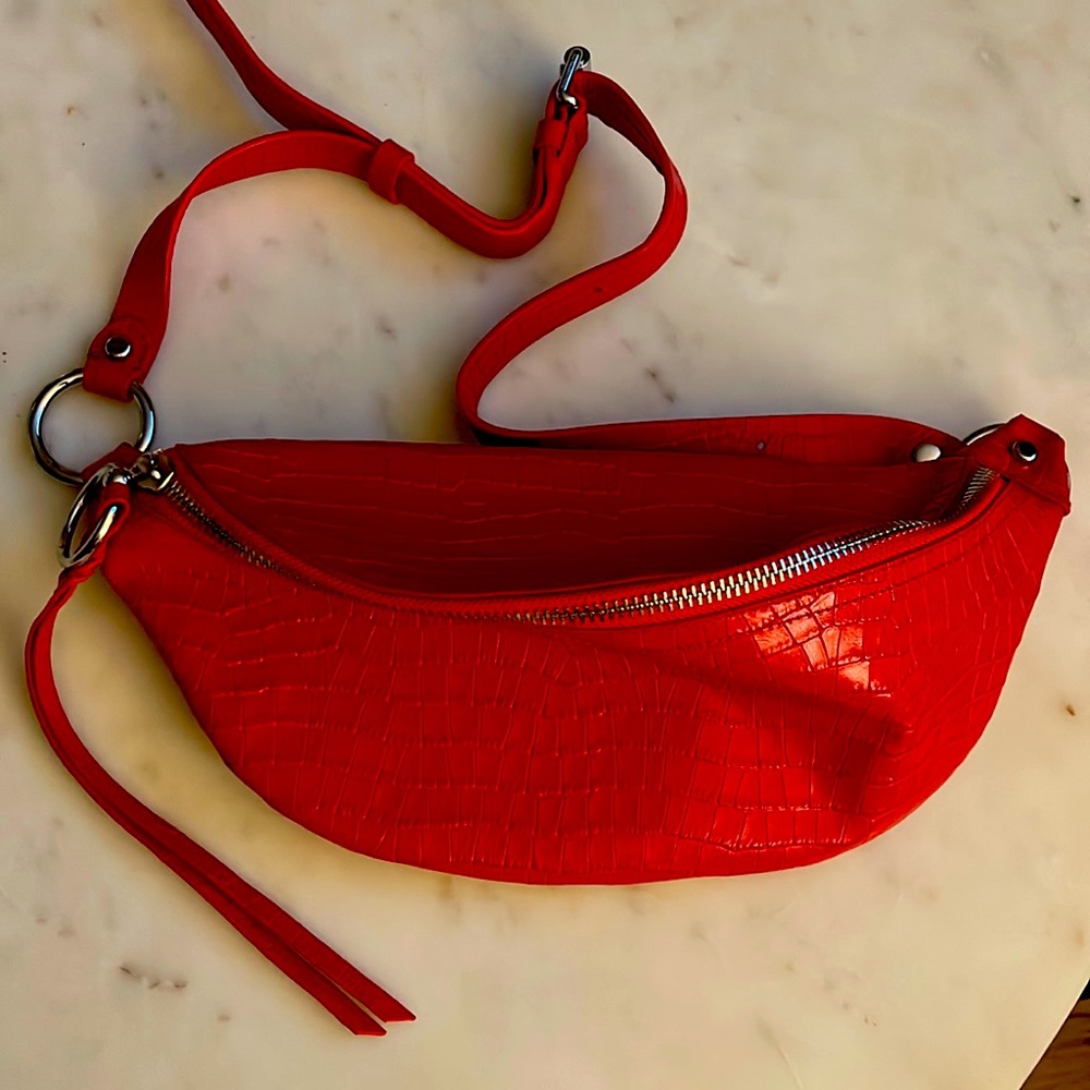 Rebecca Minkoff Red Leather Crossbody/Belt Bag